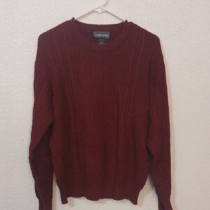 "Make Offer" Vtg Expressions Red Crewneck Sweater Timeless Knit Design